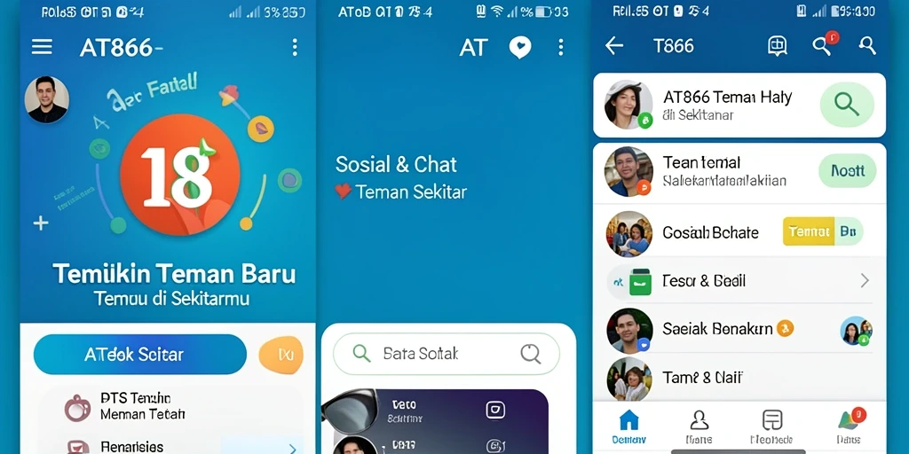 Tampilan antarmuka aplikasi yang menarik dan fungsional.