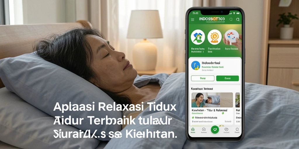 Antarmuka INDOSLOT303 yang sederhana dan menenangkan untuk tidur yang berkualitas.
