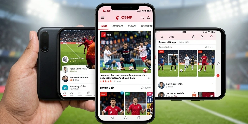 Tampilan antarmuka XO368 yang menarik dan fungsional untuk berita olahraga bola.